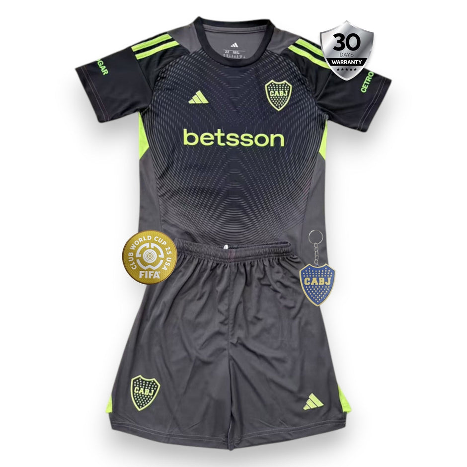Kids Boca Juniors Goalkeeper Black 2025/26