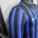 Inter Milan Home 2025/2026 Player Jersey - Long Sleeve