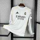 Real Madrid 2025/26 Home Long Sleeves Jersey