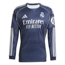 Real Madrid 2025/26 Away Long Sleeves Jersey