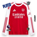 Arsenal Player Home Jersey 2025/26 Long Sleeve