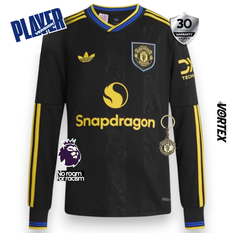 Manchester United Player Third Jersey 2025/26 - Long Sleeve