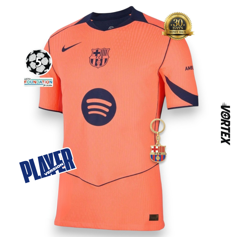 Barcelona Player Jersey Third 2025/26