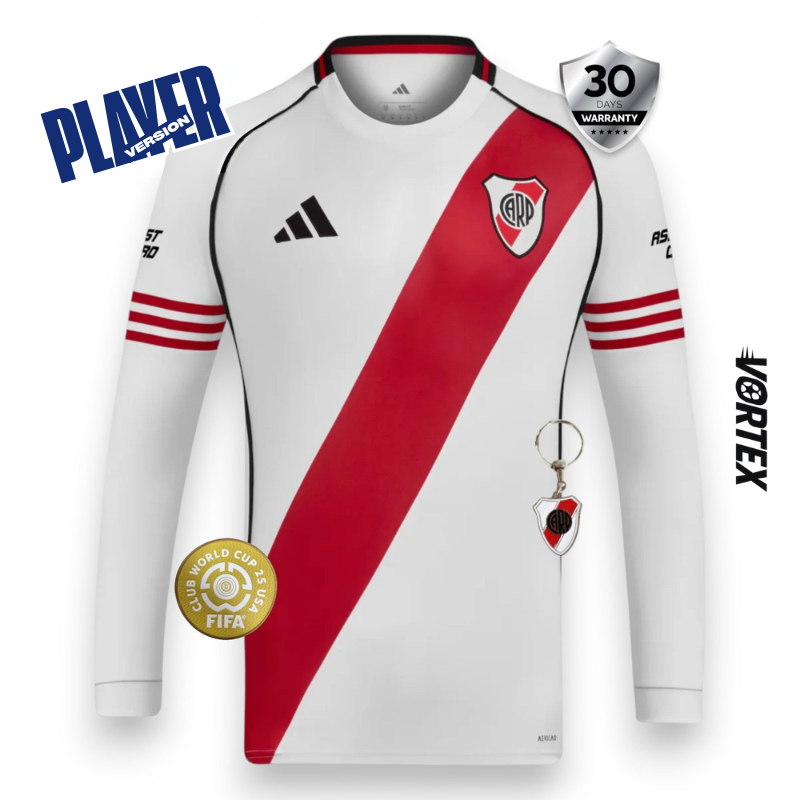 River Plate Home Player Jersey 25/26 - Long Sleeve