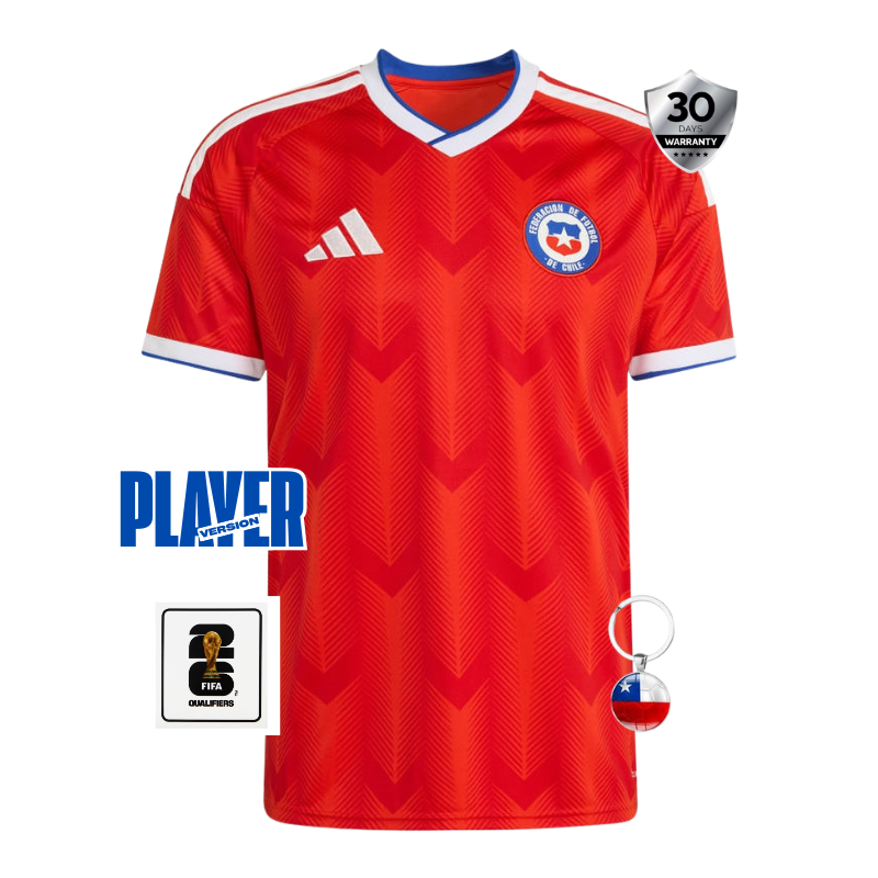 Chile World Cup 2026 Home Player Jersey