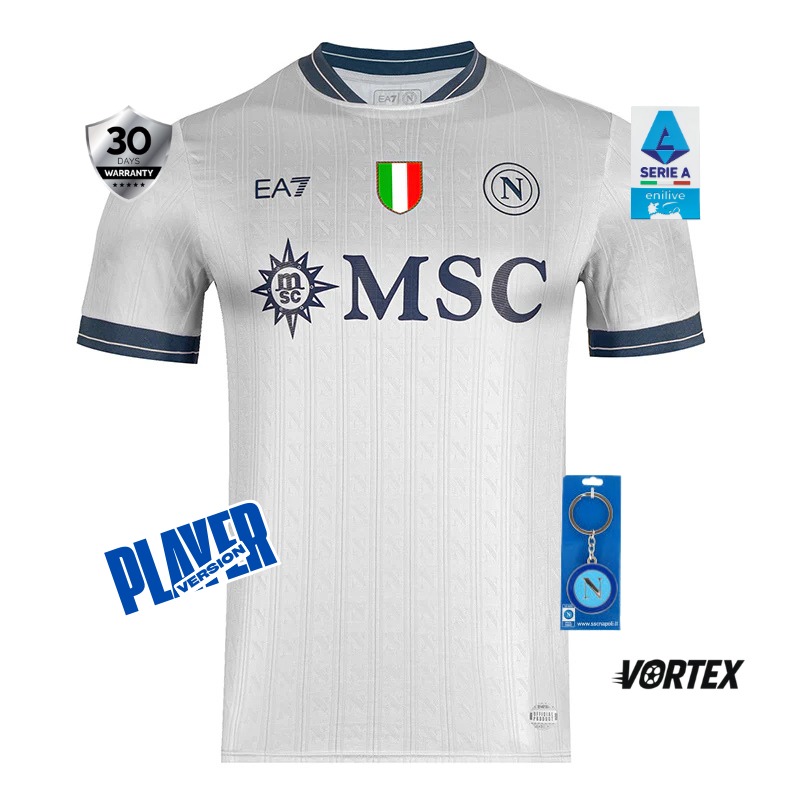 SSC Napoli Goalkeeper Player Jersey Euro 2025/2026