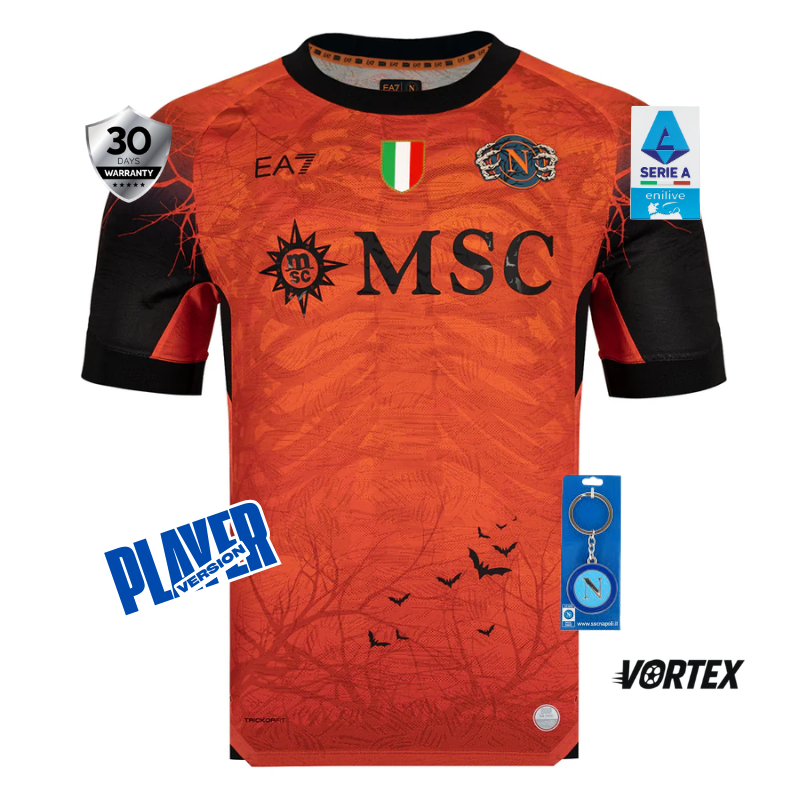 SSC Napoli Halloween Orange Player Shirt 2025/2026