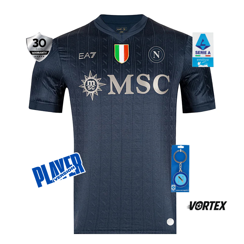 SSC Napoli Third Player Jersey Euro 2025/2026